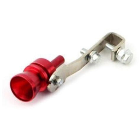 Sifflet de turbo pour voiture, pot d'échappement, soupape de décharge (BOV), rugissement rouge (1/4)