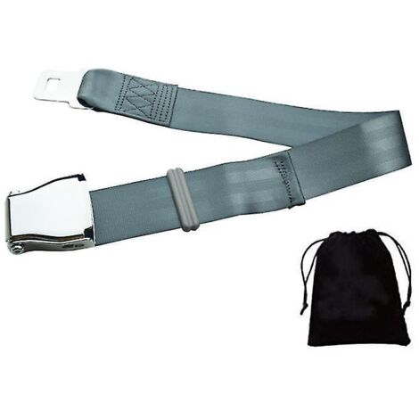 Rallonge de ceinture de sécurité universelle réglable pour enfants - grise (1/4)