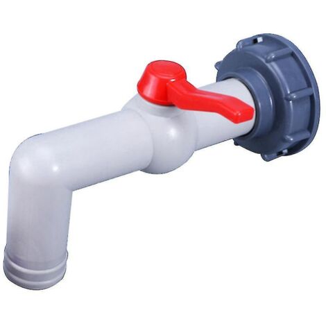 Adaptateur de réservoir IBC en plastique, raccord de tuyau d'arrosage, remplacement de raccord de tuyau de réservoir d'eau -- F (1/3)