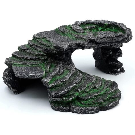 Rampe, échelle, plateforme, grotte cachée, gros rocher, ornements décoratifs réalistes Lh-1-- (1/5)