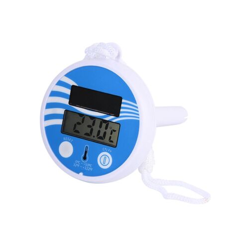 Thermomètre numérique solaire de haute précision, flottant, résistant à l'usure, pour piscine - (1/5)