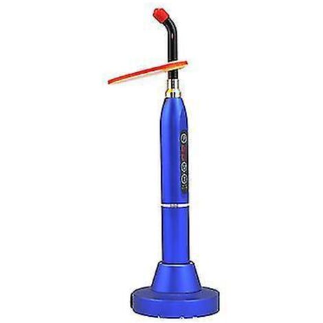 Lampe à polymériser dentaire LED métallique pour usage oral - Matériel dentaire - Bleu (1/4)