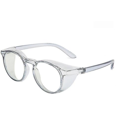 Lunettes de sécurité antibuée, bloquant la lumière bleue, transparentes, unisexes, anti-pollen, anti-soleil - Grises (1/3)