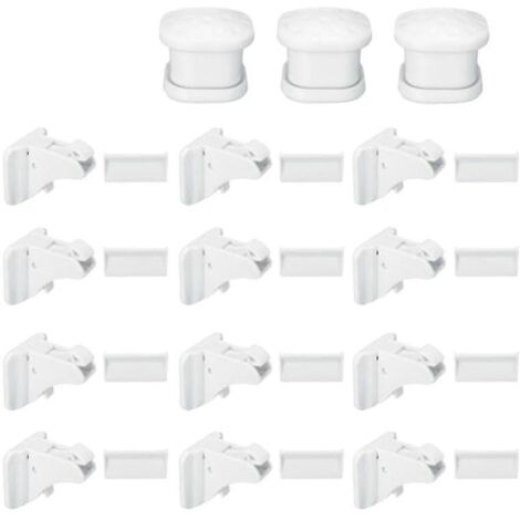 Kit de 30 verrous magnétiques pour armoires, tiroirs et placards, sécurité enfant. (1/5)