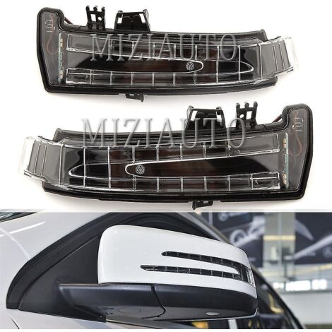 Clignotants de rétroviseur à LED pour Mercedes-Benz W221 W212 W204 S300 S500 S350 S600 S400 C180 (clignotants gauche et droit) (1/5)