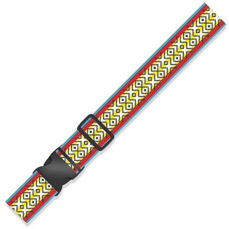 1 sangle de voyage pour valise, sangle épaisse réglable et résistante à la décoloration, accessoire de bagage - style 76 (1/5)