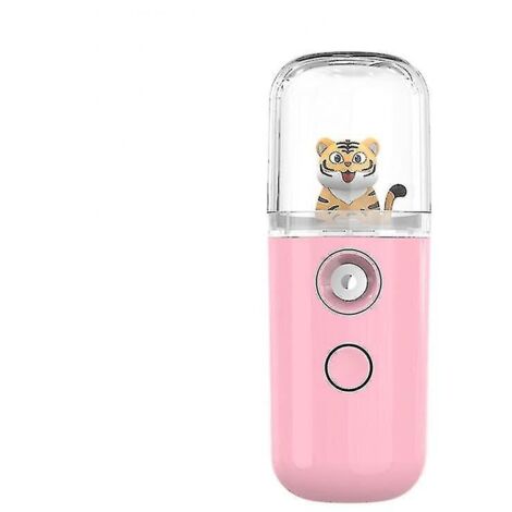 Vaporisateur facial portable rechargeable USB, nano-pulvérisateur, nébuliseur pour le visage et le corps, humidificateur facial, instrument de nettoyage localisé - A04 (1/5)