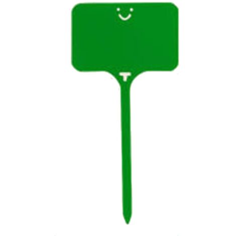 100 étiquettes en plastique imperméables de type T pour plantes, ornements de jardin, étiquettes de jardinage, étiquettes pour fleurs de pépinière - Vert (1/5)