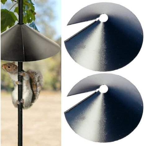 Déflecteur anti-écureuils pour mangeoire à oiseaux, protection enveloppante T-16 pouces (1/4)