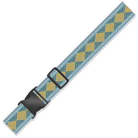 1 sangle de bagage de voyage, sangle de valise réglable, épaisse et résistante à la décoloration, accessoire de bagage, sangle de valise - style 92 (1/5)