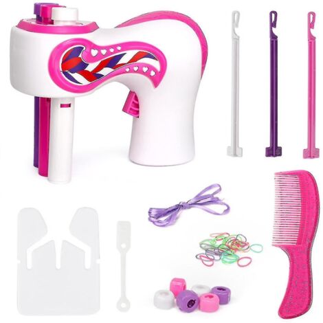 Outil de coiffure automatique professionnel pour tresses à cheveux, machine à tresser électrique intelligente et facile à utiliser --- (1/3)
