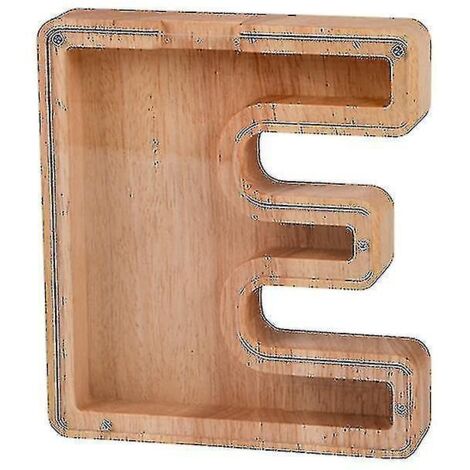 Tirelire en bois alphabet pour enfants (1/5)