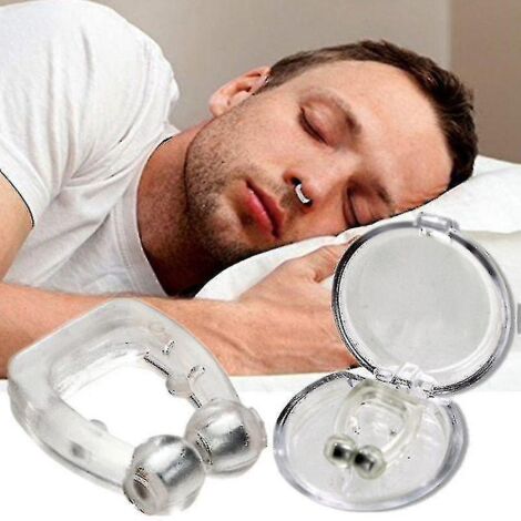 Lot de 10 dilatateurs nasaux magnétiques anti-ronflement - Pince-nez pour arrêter de ronfler (1/3)