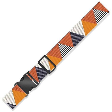 1 sangle de voyage pour valise, sangle épaisse réglable et résistante à la décoloration, accessoire de bagage, sangle de valise - style88 (1/5)