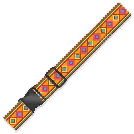 1 sangle de bagage de voyage, sangle de valise réglable, épaisse et résistante à la décoloration, accessoire de bagage, sangle de valise - style 82 (1/5)