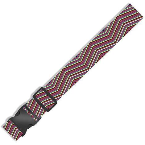 1 sangle de voyage pour valise, sangle épaisse réglable et résistante à la décoloration, accessoire de bagage, sangle de valise - style 60 (1/5)