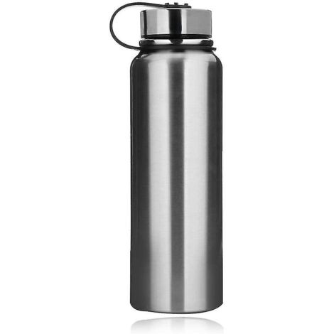 Gourde isotherme 1,5 l en acier inoxydable avec couvercle étanche, réutilisable, cadeau Heilwiy (1/5)