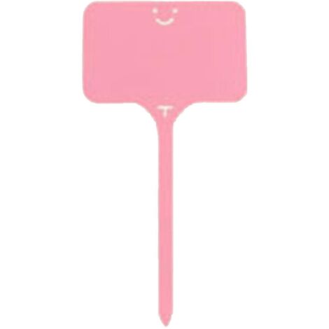 100 étiquettes en plastique imperméables de type T pour plantes, ornements de jardin, étiquettes de jardinage, étiquettes pour fleurs de pépinière - Rose (1/5)