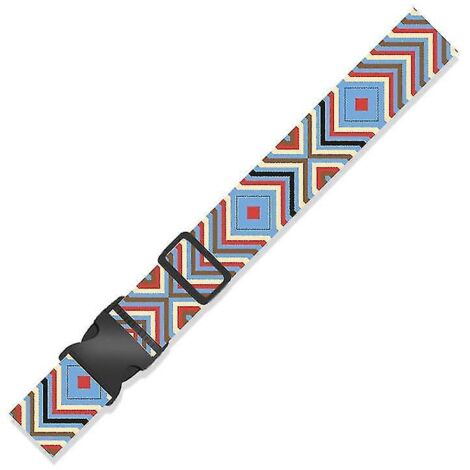 1 sangle de bagage de voyage, sangle de valise réglable, épaisse et résistante à la décoloration, accessoire de bagage, sangle de valise - style 93 (1/5)