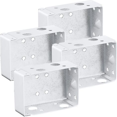 supports de store à profil bas de 2 pouces pour rail supérieur (blanc) (1/5)