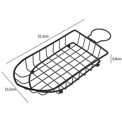 Panier à frites, seau à snacks, panier de rangement pour poulet frit, panier à friture, passoire à huile, vaisselle créative, récipient - Noir (1/5)