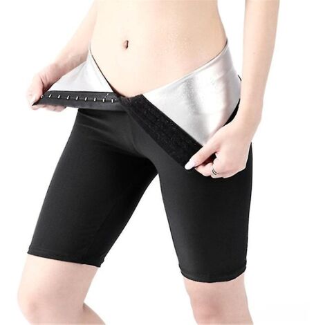 Pantalon de survêtement pour femme, short amincissant taille haute, legging de sport thermo-chaud - L-Five Points (1/5)
