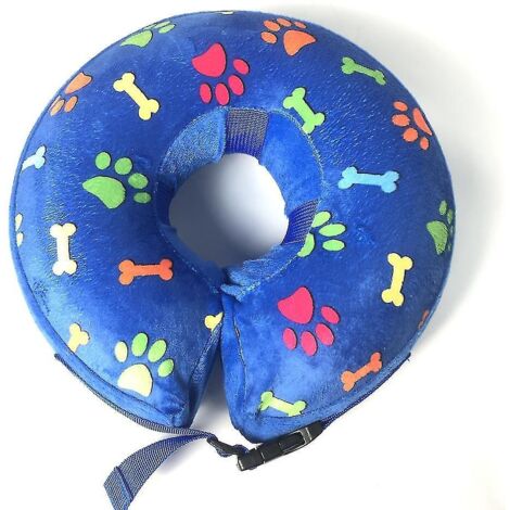 Un motif de patte bleue orne le collier de sécurité de la clôture pour maintenir votre animal en sécurité du bon côté de la clôture. - 5,5 - Gris (1/5)
