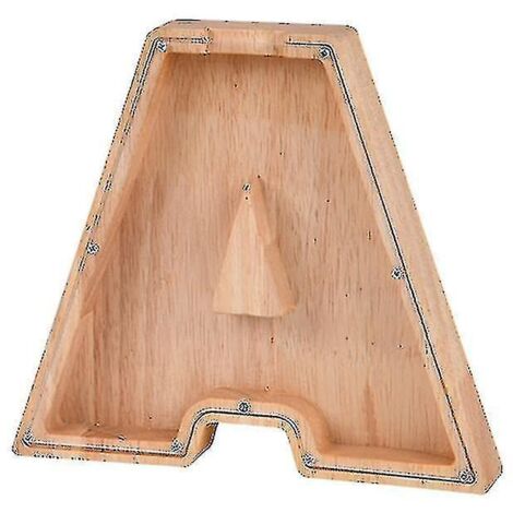 Tirelire en bois alphabet pour enfants (1/5)