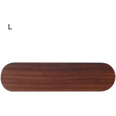 Porte-clés magnétique robuste en hêtre naturel, décoration murale, organiseur de clés pour la maison - Couleur noyer foncé (1/5)