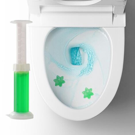 Gel nettoyant pour toilettes, déodorant et assainissant, parfum floral, 6 parfums – Vert (1/5)
