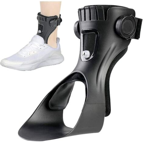 Orthèse pour pied tombant (1 unité) - Modèle 2022 amélioré, support de cheville et de pied avec coussin d'air gonflable - 280 mm - Droite (1/4)