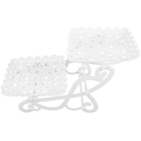 Présentoir de table créatif pour gâteaux et collations (blanc) - 1 pièce (1/4)