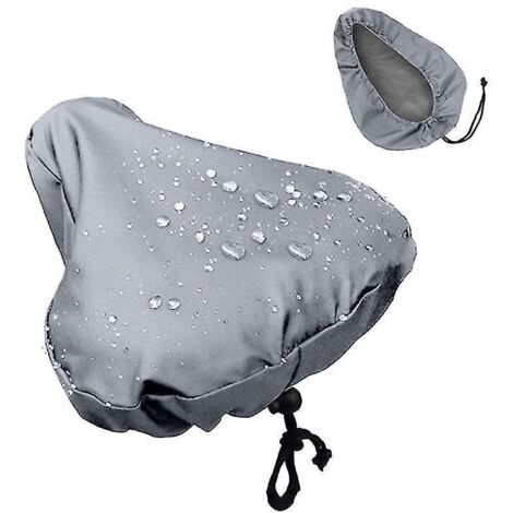 Housse de selle de vélo imperméable et anti-poussière avec protection UV pour VTT (HK) - 1 pièce (gris) (1/5)