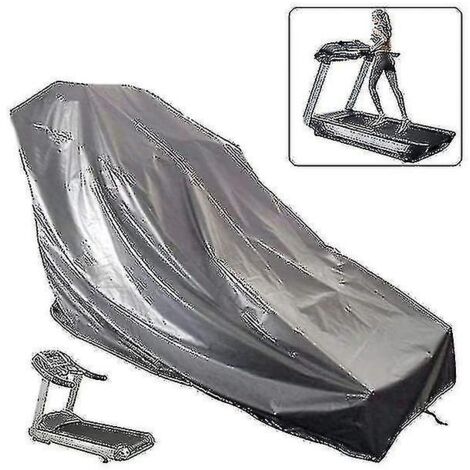Housse imperméable pour tapis de course, housse anti-poussière pour appareils de fitness d'intérieur et d'extérieur - 160 x 95 x 110 cm - Argent (1/4)