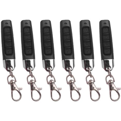 6 télécommandes 433 MHz pour porte de garage, duplicateur de télécommandes, code de clonage pour voiture K-- (1/4)