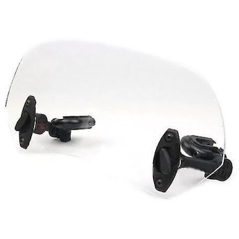 Déflecteur de vent universel réglable pour pare-brise - Petit modèle transparent (1/5)