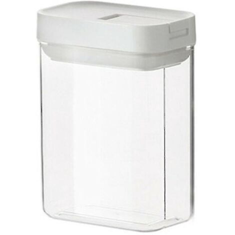 Boîtes de conservation pour céréales, boîtes de conservation hermétiques en plastique avec couvercles, bocaux pour conserver pâtes, riz, farine, aliments pour chiens, chats et autres animaux de compag (1/5)