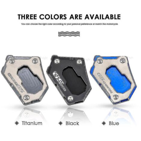 Béquille latérale Born Pretty pour BMW R 1200 GS LC, R1200GS Adventure, R1250GS Adventure, R 1250 GS CNC - Extension en titane (R1200GS-B) (1/4)