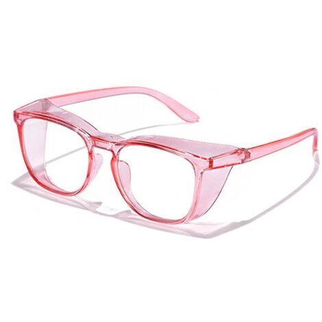 Lunettes de sécurité antibuée, anti-lumière bleue, anti-pollen, anti-soleil - Rose (1/5)