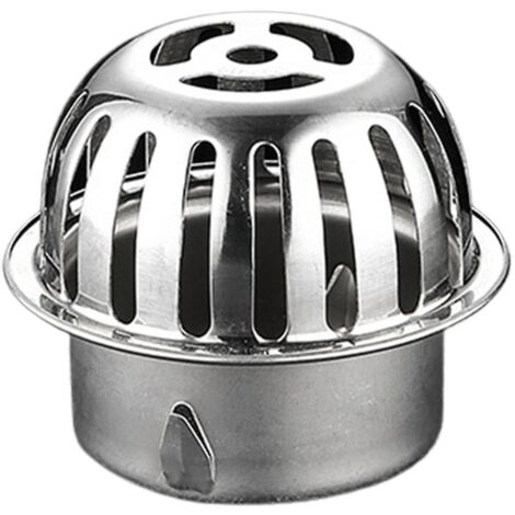 Grille de protection de gouttière en acier inoxydable pour évier, anti-obstruction et bouchon de débris, raccords pour tuyau d'évacuation de toit - Acier inoxydable 304 - 5 cm (1/5)
