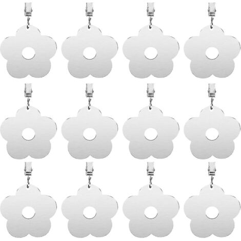 Poids pour nappes, 12 poids extra lourds pour nappes, poids pour nappes de jardin et d'extérieur (1/5)
