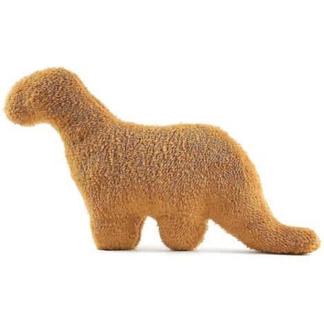 Coussin en peluche dinosaure en forme de nugget de poulet, peluche dinosaure douce, jouet, poupée, cadeau pour enfants, décoration intérieure - Brontosaure (1/5)