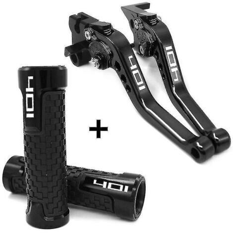 Pour Husqvarna Svartpilen 401 Vitpilen 401 2018-2022 leviers d'embrayage de frein de moto poignée de barre de poignée-leviers d'embrayage-B-noir- (1/4)