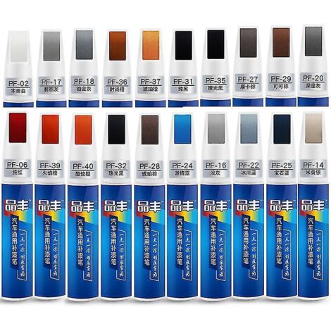 Stylo de retouche peinture automobile transparent pour effacer les rayures - 1 pièce, rouge nacré (1/5)