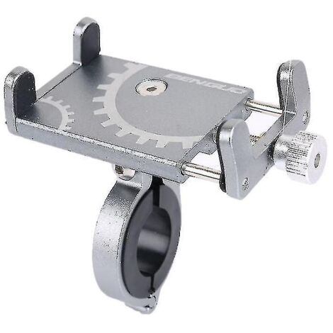 Support de téléphone portable pour vélo, fixation pour guidon - Titane (1/5)