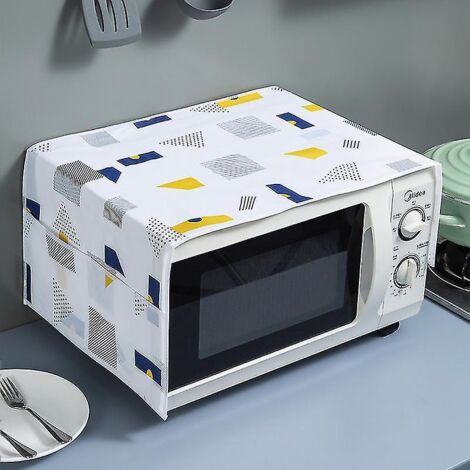 Housse anti-poussière et anti-graisse pour four à micro-ondes/multifonction avec poche - Style 4 (1/3)