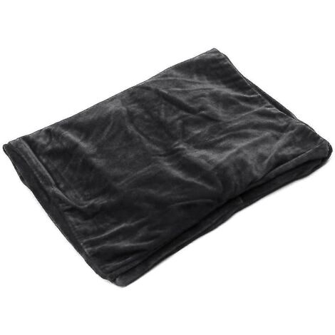 Housse de tabouret de piano, housse de tabouret de piano anti-poussière lavable avec bordure douce et quatre coins, housse de protection décorative en tissu noir. (1/5)