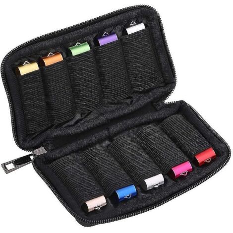 Étui pour clé USB - Étui de rangement souple Vellgo pour clé USB, organisateur de clés USB, sac portable pour accessoires électroniques pour clés USB (1/5)