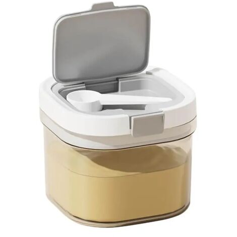 Boîte de Rangement Alimentaire 800ml - Récipient Hermétique pour Céréales, Café et Aliments Secs - Résistant à l'Humidité, Organisation de Cuisine et Plan de Travail (800ML) (1/5)