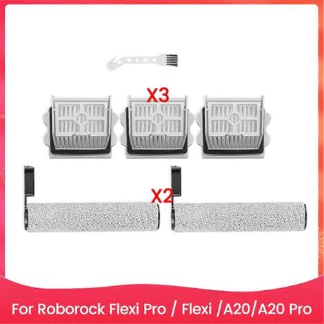 Lot de 6 brosses rotatives avec filtre HEPA pour aspirateur eau et poussière (1/5)
